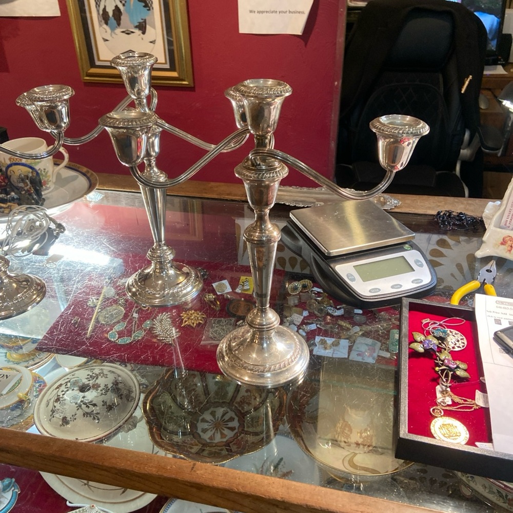 Sterling Silver Candelabra